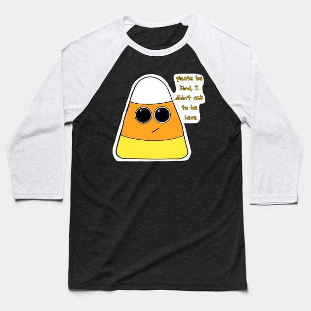 Controversial Candy Corn Baseball T-Shirt by Underbite Boutique